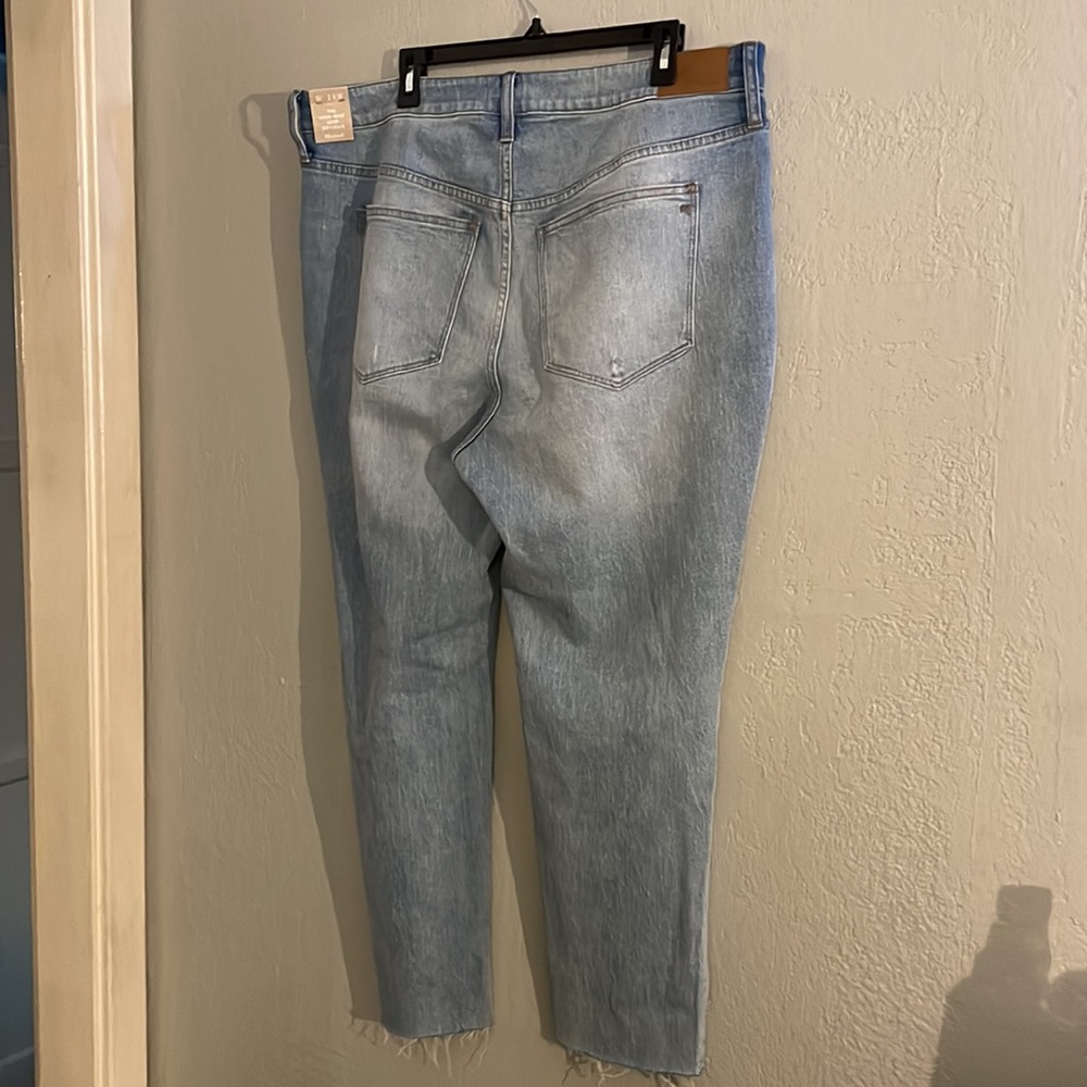 NWT Madewell Plus High Rise Slim Boyjean - Picture 13 of 15
